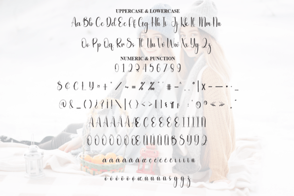 Snowgirls Font PNG with transparent background - Preview 6
