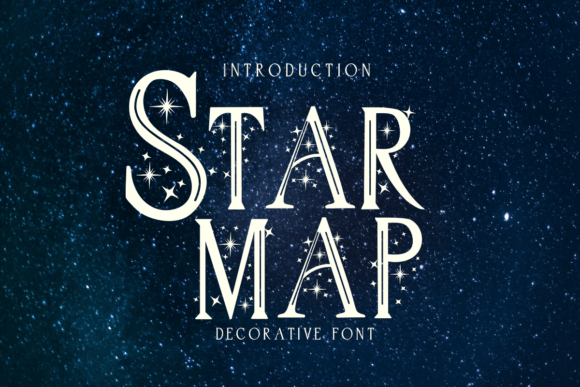Star Map Serif Font By Nongyao
