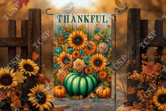 Thankful Fall Garden Flag