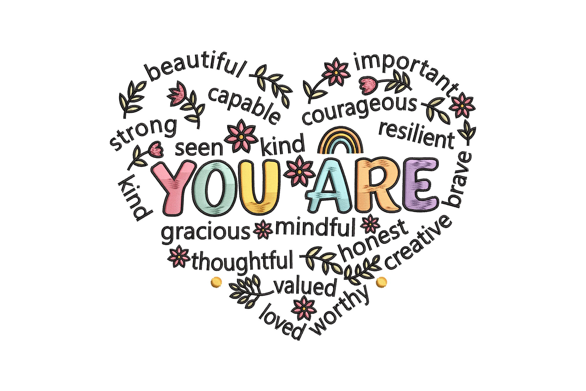 You Are Affirmation Heart