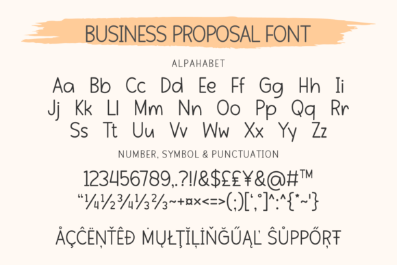 Business Proposal Font - Preview 4