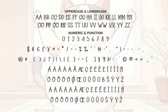 Chubby Doodle Font PNG with transparent background - Preview 6