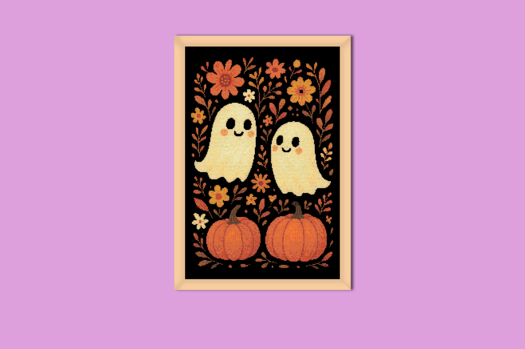 Halloween Whimsical Ghostly Harvest