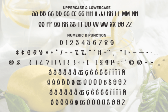 Lemonade Handmade Font PNG with transparent background - Preview 6