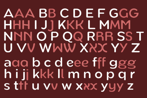 Pangirounded Expregular Font PNG with transparent background - Preview 1
