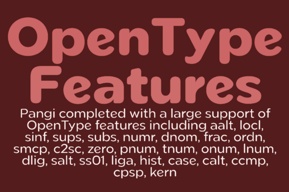 Pangirounded Expregular Font PNG with transparent background - Preview 2