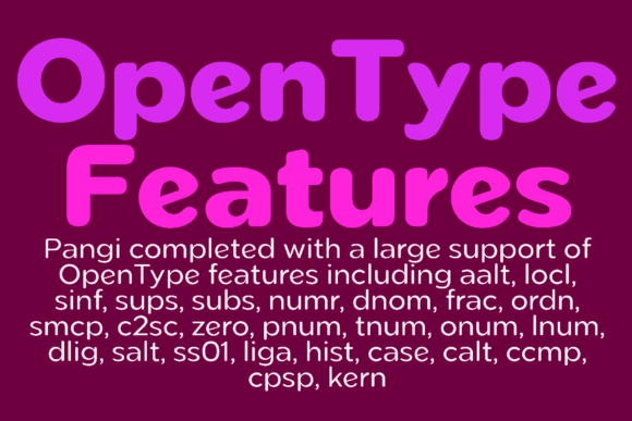 Pangiroundednarrow Regular Font PNG with transparent background - Preview 2