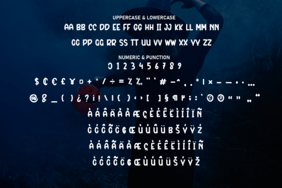 Scary Witch Font PNG with transparent background - Preview 6