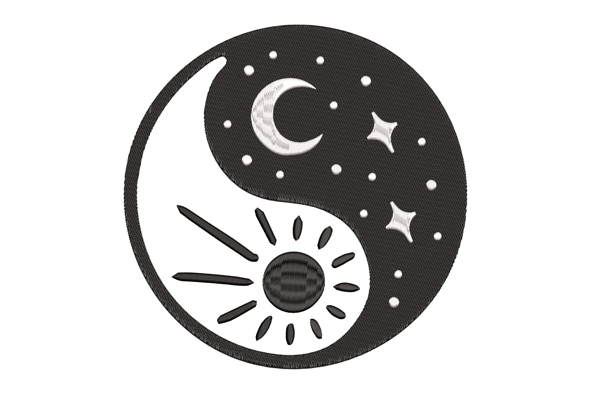 Sun and Moon Yin Yang