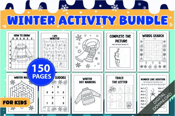 Winter Activity Bundle for Kids