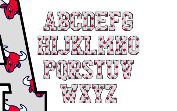 American Football Bulls Font - Preview 4