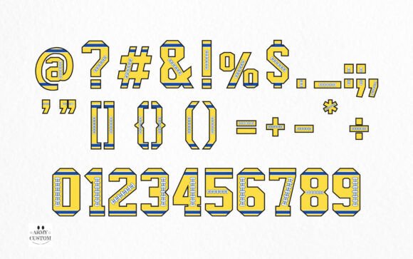 American Football Rams Font - Preview 3