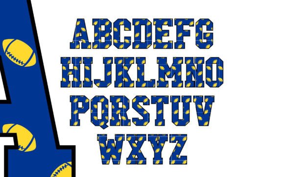 American Football Rams Font - Preview 4