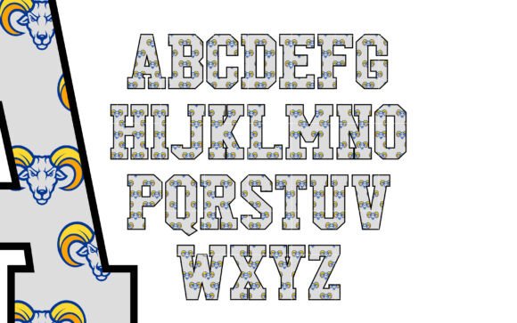 American Football Rams Font - Preview 5