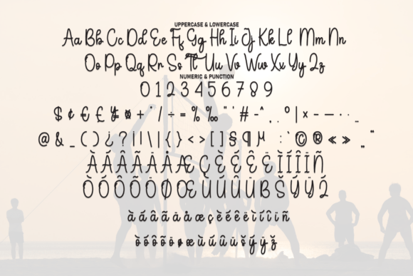 Beach Volleyball Font - Preview 6