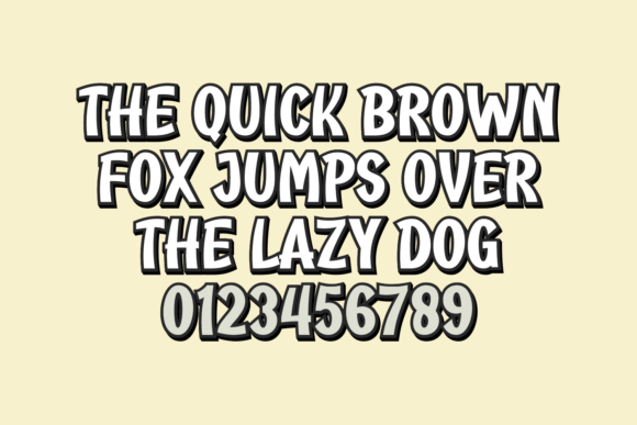 Brocomic Font - Preview 1