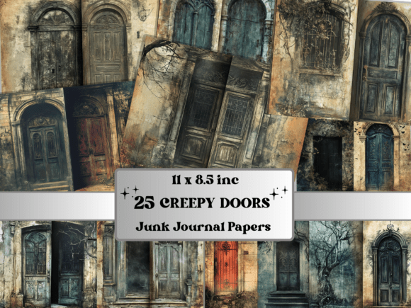Creepy Doors Double Papers Ephemera