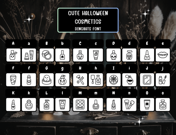 Cutehalloweencosmetics Regular Font font preview - 1