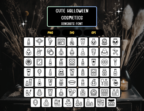 Cutehalloweencosmetics Regular Font font preview - 4