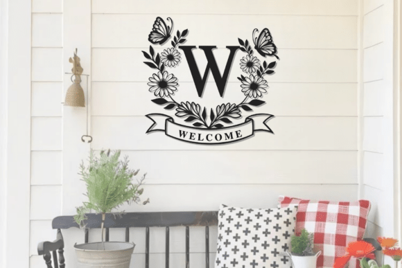 Daisy Monogram Font PNG with transparent background - Preview 3