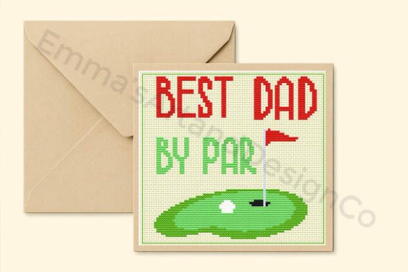 Father’s Day Cross Stitch Card