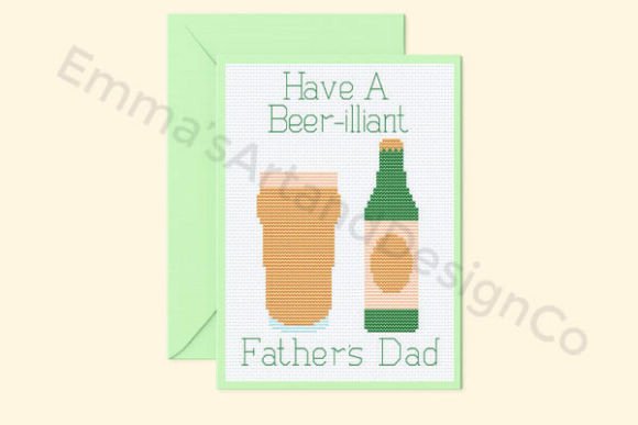 Father’s Day Cross Stitch Card