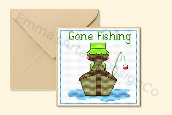Father’s Day Cross Stitch Card