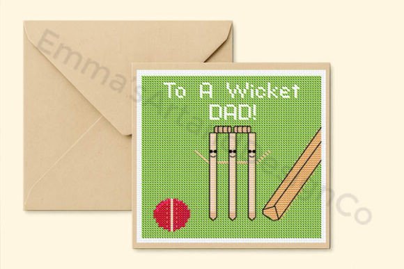 Father’s Day Cross Stitch Card