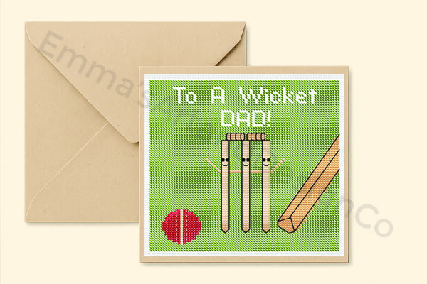 Father’s Day Cross Stitch Card