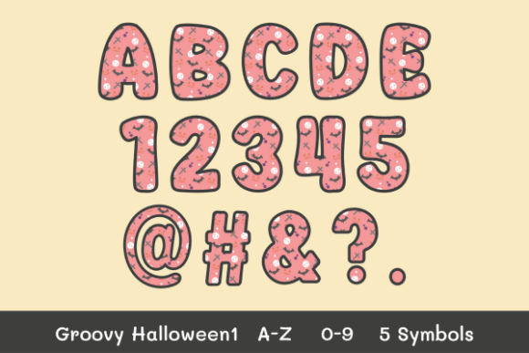 Groovy Halloween Font - Preview 2