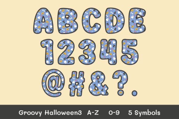 Groovy Halloween Font - Preview 4