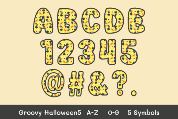 Groovy Halloween Font - Preview 6