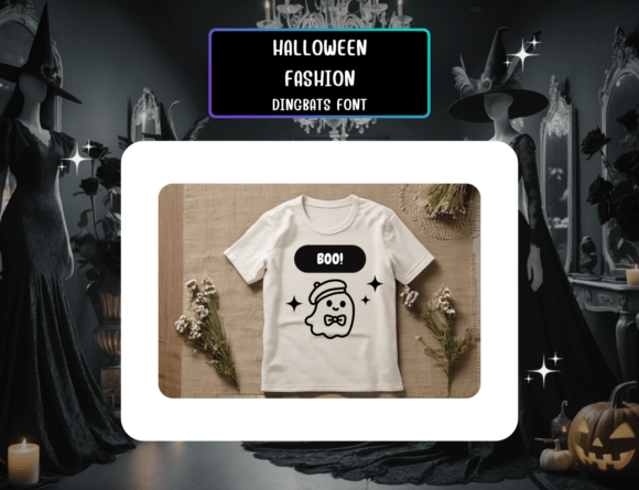 Halloween Fashion Font PNG with transparent background - Preview 5