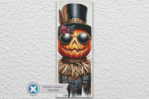 Halloween Pumpkin Cross Stitch Pattern