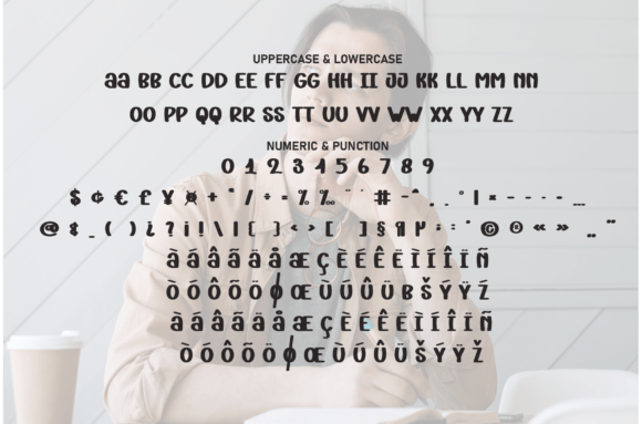 High Thinker Font PNG with transparent background - Preview 6