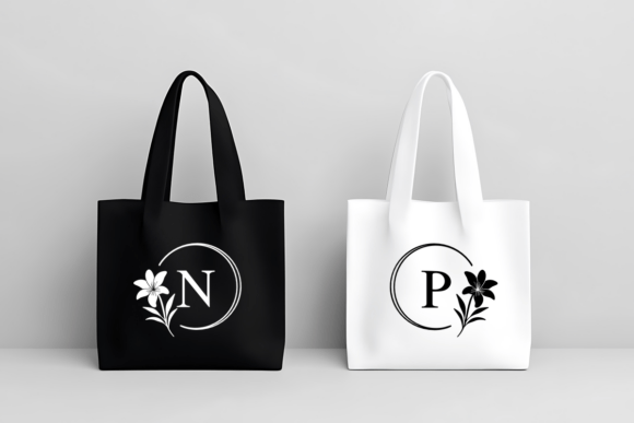 Lily Monogram Font PNG with transparent background - Preview 1