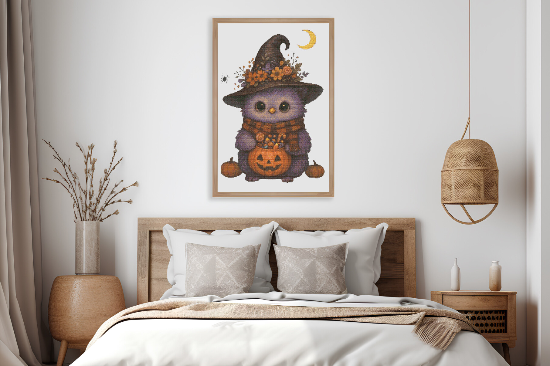 Moonlit Halloween Owlbear