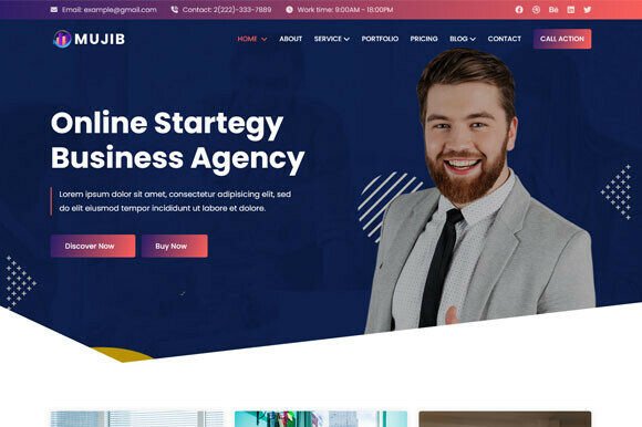 Multipage Busniess Agency Template
