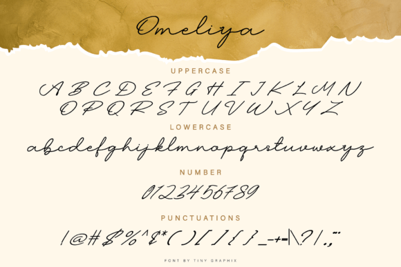 Omelia Font PNG with transparent background - Preview 1