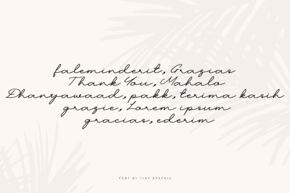 Omelia Font PNG with transparent background - Preview 4