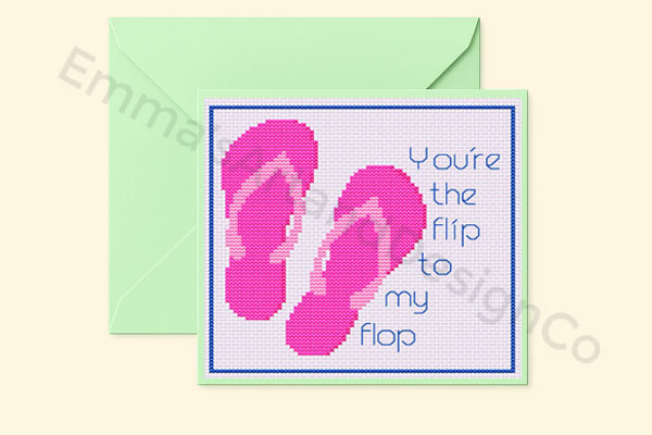 Quick Stitched Valentines Day Card