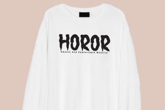 Scarry Hallowen Font PNG with transparent background - Preview 1