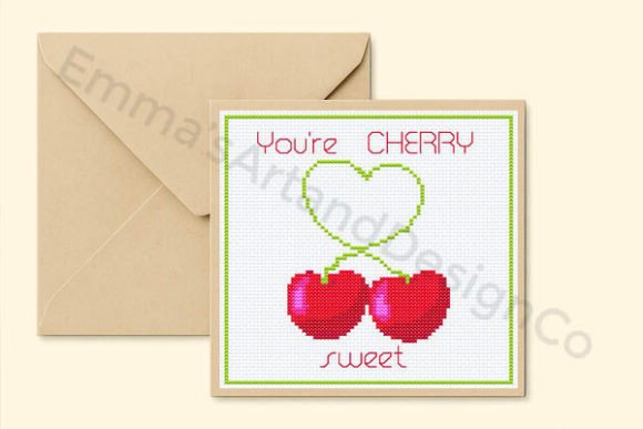 Stitched Valentines Day Card