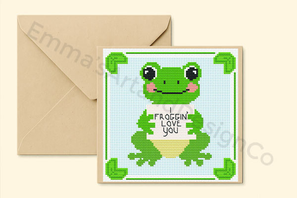 Stitched Valentines Day Card