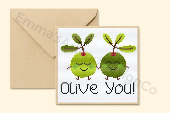 Stitched Valentines Day Card