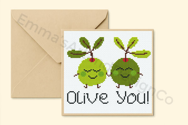 Stitched Valentines Day Card