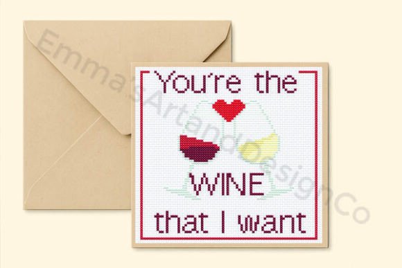 Stitched Valentines Day Card