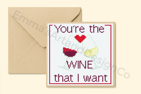 Stitched Valentines Day Card