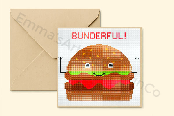 Well Done Cross Stitch Card