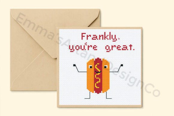 Well Done Cross Stitch Card